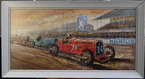 M. Costello 1930s motor racing scene(-)